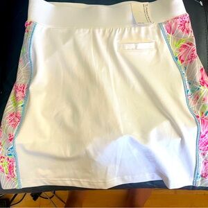 Pebble Beach Dry Luxe Performance white Skort XS Brand New with Tags